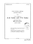 North American A-36 & P-51 Mustang 1944 Structural Repair Instructions (part# AN-01-60-3)