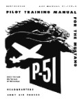 North American P-51 Mustang Pilot Training Manual (part# AAF 51-127-5)