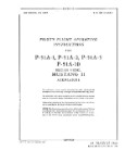 North American P-51A-1, 2, 5, 10 & Mustang II Pilot's Flight Operating Instructions (part# 01-60JC-1)