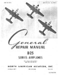 North American B-25 Series General Repair Manual (part# NA-8002)