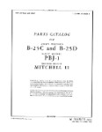 North American B-25C, B-25D & PBJ-1 1944 Parts Catalog (part# 01-60GB-4)