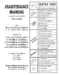 North American B-25C, B-25D Maintenance Manual (part# NAB25C,D-M-C)