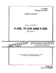 North American F-51D, TF-51D, F-51K 1945 Parts Catalog (part# TO 1F-51D-4)