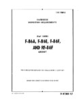North American F-86A, F-86E, F-86F, RF-86F 1957 Inspection Requirements Handbook (part# 1F-86A-6)