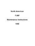 North American F-86F 1956 Maintenance Instructions (part# 1F-86F-2)