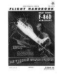 North American F-86D 1953 Flight Manual (part# 01-60JLC-1)