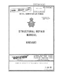 North American Harvard Aircraft 1955 Structural Repair Manual (part# EO 05-55A-3)