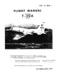 North American T-39A 1974 Flight Manual (part# 1T-39A-1)