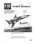 Northrop Aircraft Inc. F-5E 1974 Flight Manual (part# 1F-5E(I)-1)