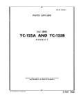 Northrop Aircraft Inc. YC-125A, B 1950 Parts Catalog (part# 01-15CAA-4)