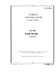 Republic Aviation F-84F, RF-84F 1957 Structural Repair Instructions (part# 1F-84F-3)