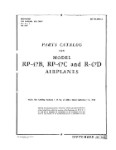 Republic Aviation P-47B, -C & -D 1943 Parts Catalog (part# 01-65BC-4)