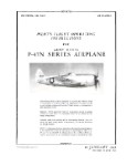 Republic Aviation P-47N Series Thunderbolt 1945 Pilot's Flight Operating Instructions Manual (part# AN-01-65BD-1)