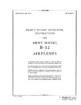 Vultee, Consolidated B-32 1945 Army Model Pilot's Flight Operating Instructions Manual (part# 01-5EQ-1)