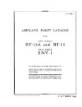 Vultee Consolidated BT-13A & BT-15 Army 1944 Parts Catalog (part# AN 01-50B-4)