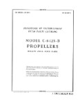 Curtiss-Wright Hollow Steel Propeller 4 Blade Handbook Of Instructions With Parts Catalog (part# 03-20BP-1)