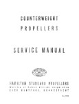 Hamilton Standard Counterweight Propellers Maintenance Manual (part# 110D)