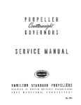 Hamilton Standard Counterweight Governors Props Maintenance Manual (part# 121B)