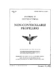 Hamilton Standard Non-Controllable Propellers Handbook Of Instructions (part# T.O. 03-20A-1)
