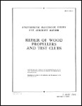US Government Wood Propeller, Test Clubs 1946 Engineering Handbook A/C Repair (part# 01-1A-13)