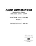 Aero Commander 500A, B, U, 560F, 680F, 680F(6) Illustrated Parts Catalog (part# AC500,560,680PC)