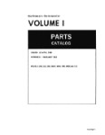 Aero Commander 500 thru 720 Series Vol. 1 Illustrated Parts Catalog (part# 500001-4)