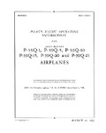 Bell P-39Q-1, 5, 10, 15, 20, 21 1944 Pilot's Flight Operating Instructions Manual (part# 01-110FN-1)