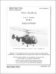 Kaman HTK-1 (TH-43E) Flight Manual (part# 01-260HAA-1)